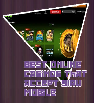 Online casinos that accept siru